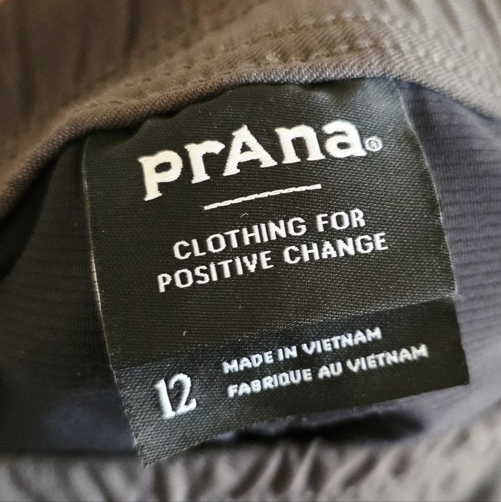 Prana Athleisure Dark Green Elastic Waist Pull On Skort Women's Size 12
